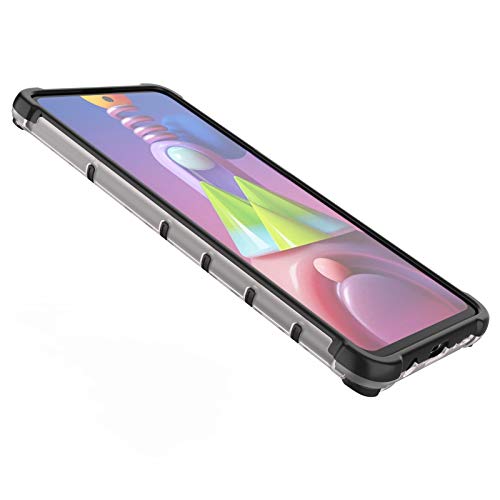 Image of Glasgow Back Case Cover Designed for Samsung Galaxy M51 - Transparent