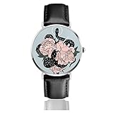 ✔ Unisex-Armbanduhr – schwarze Uhr, 3,8 cm (1,5 Zoll) individuelles Zifferblatt, klassischer Stil, gut gestaltet, hält den Test der Zeit stand und behält gleichzeitig eine entspannte Schönheit. Modisches Design, geeignet für Männer und Frauen.