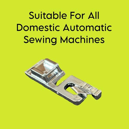 Image of ZENITH Combo Pico OverCasting Pressure Foot Snap on Type for Automatic Electric Low Shank Sewing Machines Suitable for Usha Janome Brother Singer etc Steel Finish (Combo Pico OverCasting)