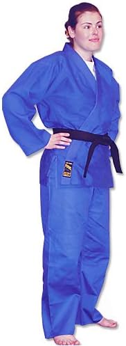Hayashi Azul de una sola armadura JudoJujitsu Gi (Uniforme)