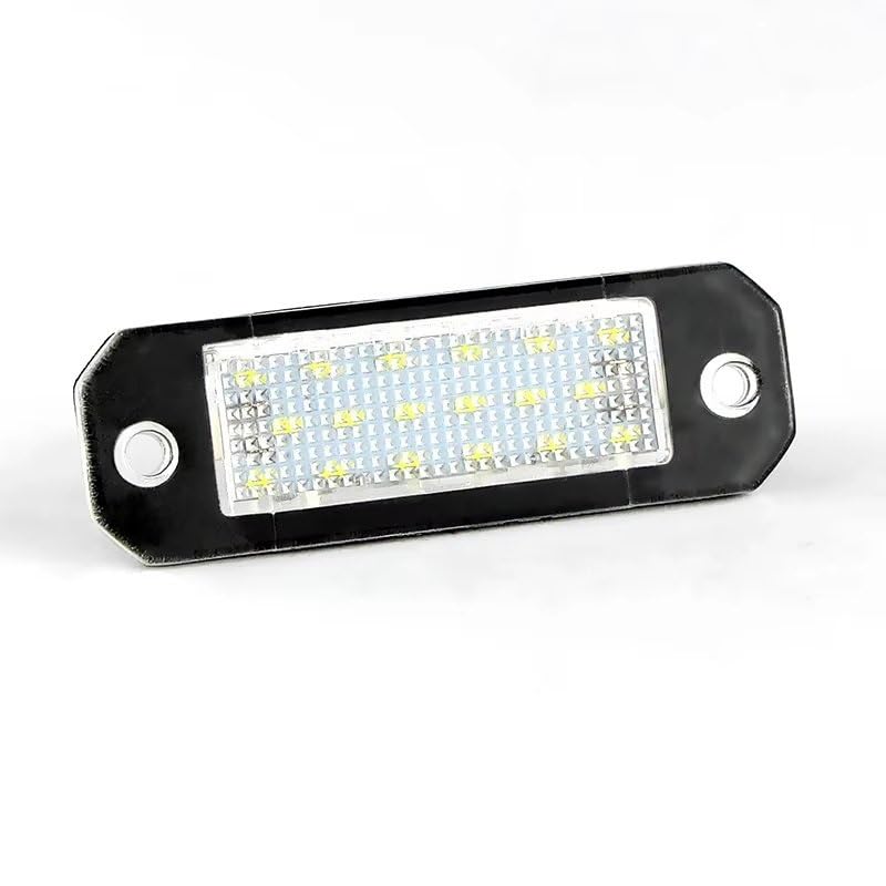 Luz de matrícula para viajes seguros en VW Caddy accesorios de renovación trasera 2 piezas
