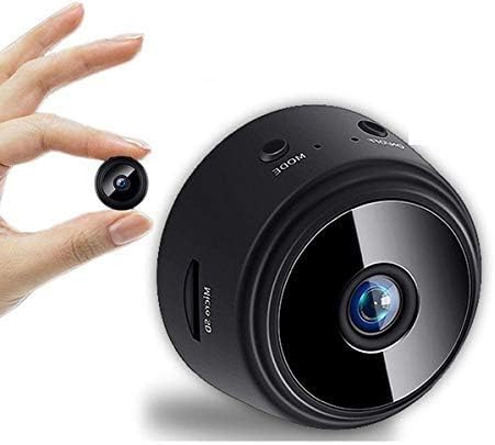 360° WiFi CCTV Security Camera for Home Outdoor High HD Focus Spy Magnet Mini Spy WiFi Magnetic Live Stream Night Vision IP Wireless 1080P Audio Video Hidden Nanny (Mini) (Magnet Camera)
