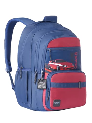 Image of Wildcraft Wiki Volt 40 Backpack For Boys & Girls | 40 Ltr with Laptop Sleeve, DIY Kit, Rain Cover, and Three Compartments with Padded Shoulders |Best for Books,Stationery & Essentials