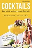  Das 1 x 1 für perfekt gemixte Cocktails: Kleine Cocktail-Schule - nicht nur für Anfänger inklusive 100 leckere Cocktail-Rezepte für jeden Anlass