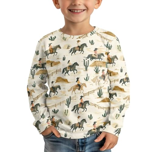Image of Girls Basic Tee Shirts Outdoor Long Sleeve Shirt Winter Clothes Size 3-16 Top Fall Clothes Gift for Holiday