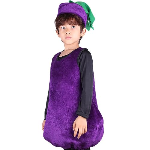 Disfarce Carnaval Menino, Disfraz De Halloween para NiñOs Disfraz De Cosplay Vestuario De Estilo con TemáTica De Frutas Y Verduras