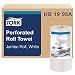 Tork HB1995A Jumbo Roll Perforated Paper Roll Towel, 2-Ply, 11" Width x 9" Length, White (Case of 12 Rolls, 210 per Roll, 2,520 Towels)