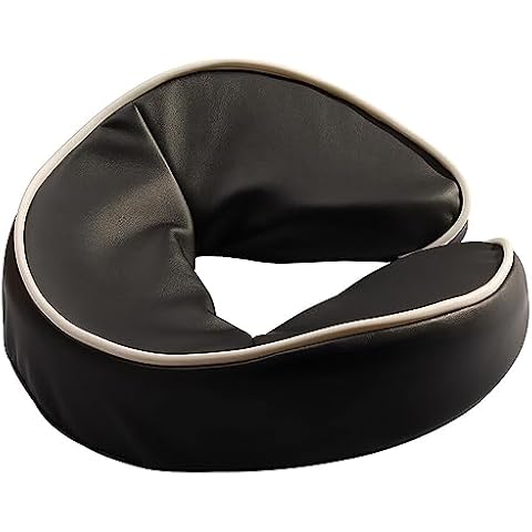 Mt Massage Tables Leaftalk Universal Face Cushion/Face Pillow for Massage Table, Black Cover