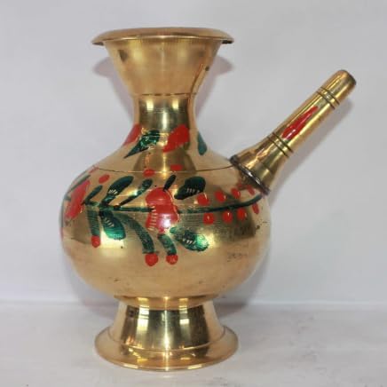 Brass Hookah Container with Spout 810g