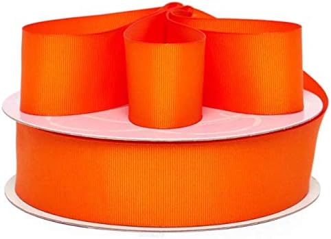 Orange Grosgrain Ribbon 1/4" X 100 Yards