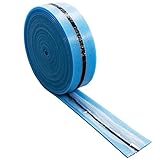 GROßROLLE doitBau Randdämmstreifen mit 2 hochwertigen Butylklebestreifen auf jeder Seite 2 Selbstklebestreifen 150mm x 25m Randstreifen für Estrich selbstklebebend