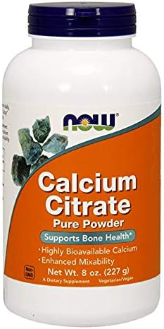 Calcium Citrate Powder Now Foods 8 oz Powder