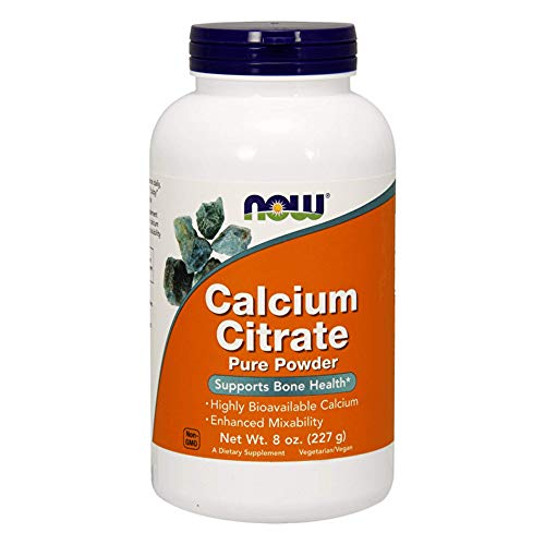 NOW Foods Calcium Citrate 100% Pure, Powder 8 oz