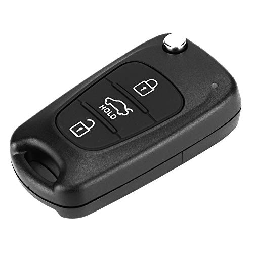 Powerlift Autosleutel, sleutel met 3-knops afstandsbediening, case shell cover, compatibel met KIA Rondo Sportage Soul… - Image 6