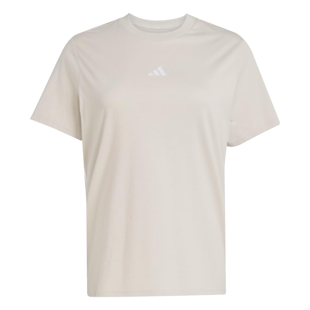 Adidas Womens 3-Stripes Single Jersey Sportswear T-Shirt