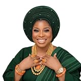 JRZXTWL African traditional hand woven hats, Nigerian Gele headscarves, African traditional wedding and festival party hats