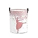 Grandkli Ballet Girl Personalized Freestanding Laundry Hamper, Custom Waterproof Collapsible Drawstring Basket Storage Bins with 50cm x 36cm