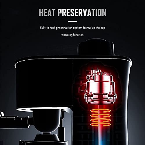 Máquina de café de la máquina de espresso con leche espumosa Varita de llave, alto rendimiento 800W for espresso… - Imagen 6