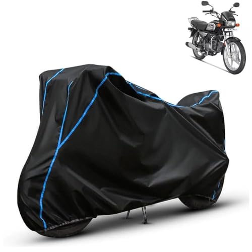Image of Kerwa Waterproof Bike Cover Compatible with Hero Splendor Plus | Dust Proof, UV-Resistant, All-Weather Protection Bike Body Cover, Windproof Elastic Bottom