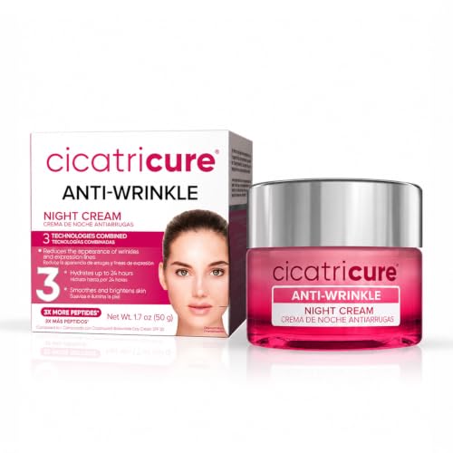 Cicatricure Anti-Wrinkle Night Cream, Reduces Deep Wrinkles, 1.7 fl oz