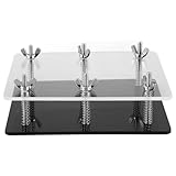 CONGARTENO Kartenkrümmungskorrektor aus Edelstahl und Acryl Kartenglätter mit Glatter Oberfläche Aufbewahrungshalter für Sammelkarten Reparaturwerkzeug für Familien und Partyspiele