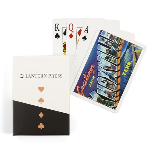 Lantern Press Knoxville Tennessee naipes póker 52 cartas