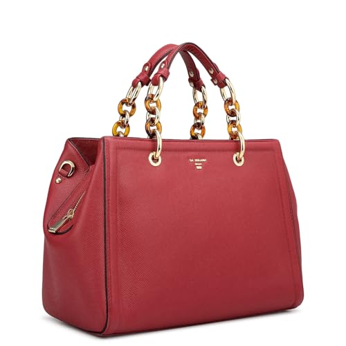Image of Da Milano Leather Satchel for Women (00023D)