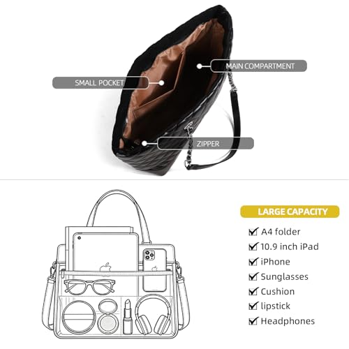 Bolso Tote Retro Grande de Capacidad para Mujer miniatura 7