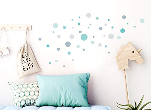 Little Deco DL390 - Adesivo da parete, 86 punti