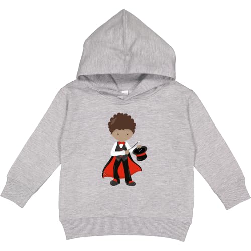 inktastic Magician Boy, African American Boy, Magic Wand Toddler Hoodie 5-6 Heather 447b1