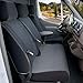Produktbild WALSER Passform Auto-Sitzbezug, Transporter-Schonbezug Stoff kompatibel mit Mercedes-Benz Vito/Viano, 2 Einzelsitzbezüge für Armlehne innen