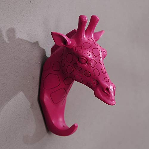 Patère murale tête d'animal 3D finition bronze créative - 8
