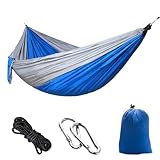 【Utilisation Polyvalente】Ce hamac pour 2 personnes est non seulement parfait pour le camping, le jardin ou le balcon, mais aussi idéal pour une utilisation en intérieur. Que ce soit pour une fête de famille, des vacances ou tout simplement pour se détendre, c'est le choix parfait.