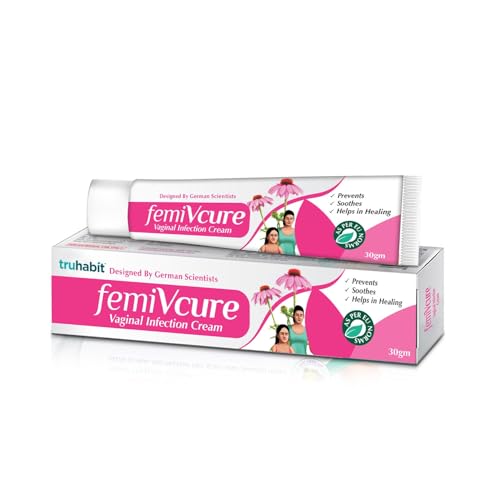 Image of Truhabit Femi V Cure Intimate Wellness Cream | Herbal Formula for Everyday Vaginal Hygiene & Comfort | Helps Soothe Irritation & Maintain Freshness | 30g