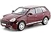 Porsche cayenne turbo, rosso-scuro, modello di automobile, modello prefabbricato, Welly 1:24 Modello esclusivamente Da Collezione