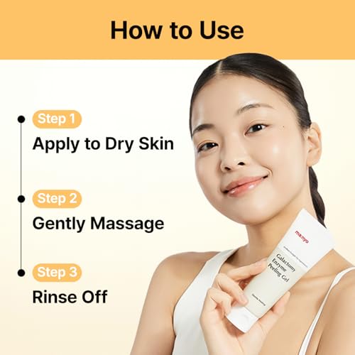 ma:nyo MANYO Galactomy Enzyme Peeling Gel, Face and Body Scrub, Dead Skin Remover, Blackhead Remover, Korean Exfoliating Gel, Korean Skin Care, 2.5fl oz (75ml)