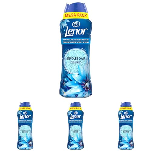 Lenor Parfum De Linge En Perles, Environ 41 Lavages (495g), Parfum Envolée d'Air, Jusqu'à 12 Semaines de Fraîcheur Continue, Même Dans L'Armoire,...