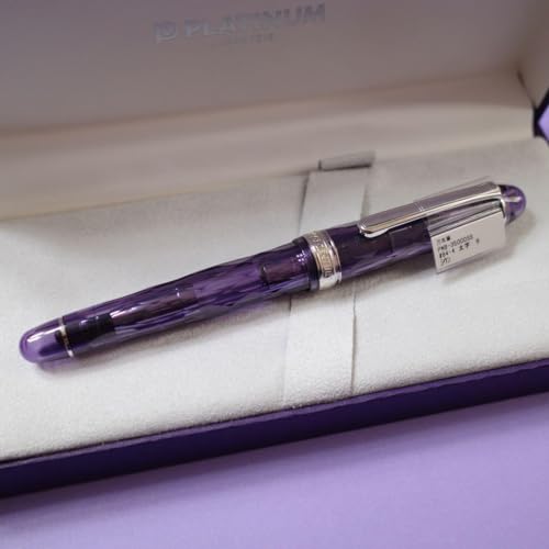 Amazon | 富士旬景シリーズ #3776 紫雲B プラチナ 万年筆 紫雲 太字
