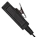 Tenq 3' 2-Wire Coil Earbud Audio Mic Surveillance Kit for Motorola Two-Way Radio 2-pin Gp300 Cp200 + Replacement Medium Earmold Earbud One Pair