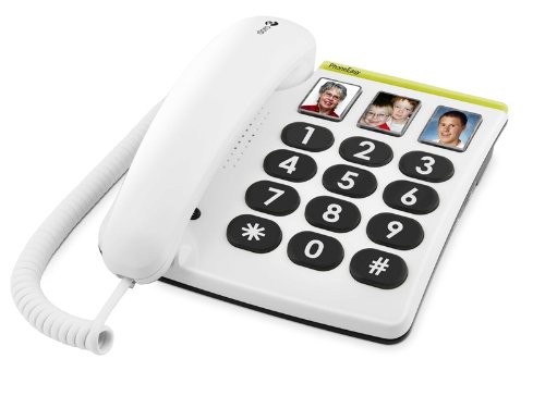 Doro Phone Easy 331 PH Ultra Facile à Utiliser Volume réglable Facilement - HDPHON02W- Certifié France Medical Industrie