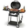 THERMORA Electric Grill Outdoor Grill, 1500W Power, 277 Sq.In Cooking Area, Removable Wheeled Cart Style, Indoor/Outdoor Eletric Grill, Nonstick Grill Grate, Built-In Thermometer BBQ Grill