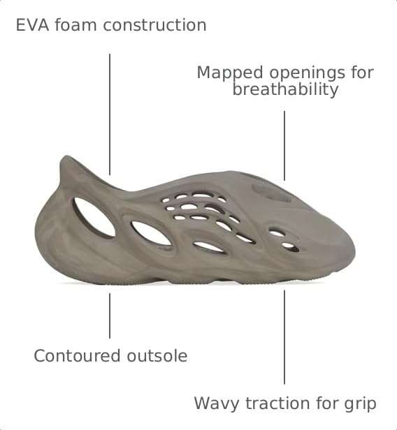 Image of adidas Men's Yeezy Foam Rnr Slip On Casual Sandals