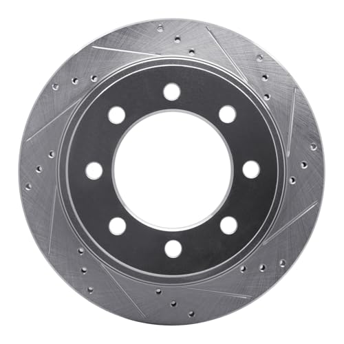 Dynamic Friction 631-40103R Disque de Frein Sport Percé Rainuré Argenté