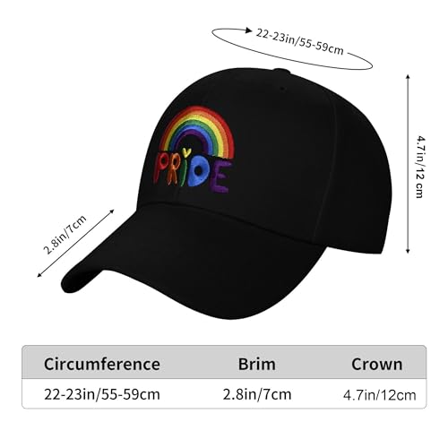 Image of Embroidered Baseball Cap for Women Men Adjustable Baseball Hat Black Baseball Cap Trucker Hat