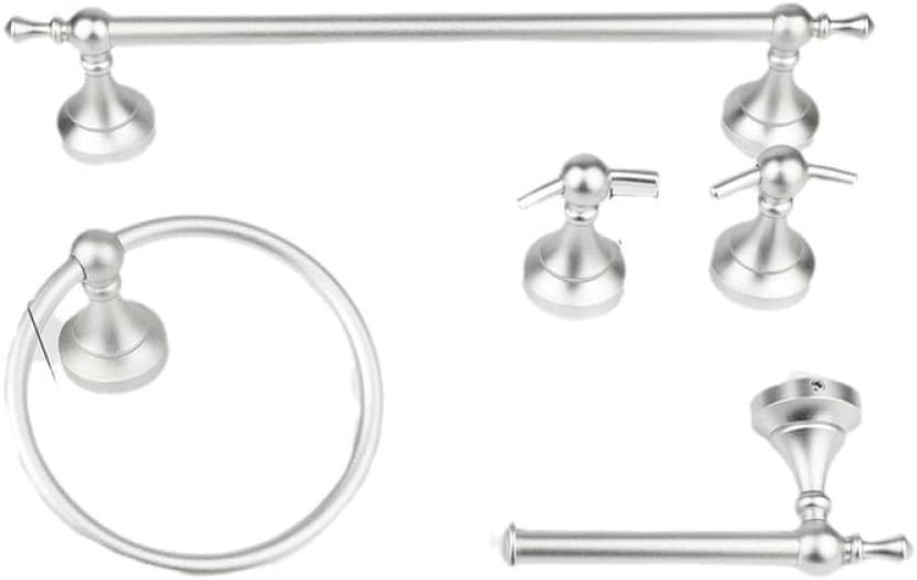 OAKITA Bathroom Hardware Set Robe Wall Hooks Towel Rail Bar Rack Shelf Tissue Paper Holder Black Gold Shelf Multi-Function,A62133GN