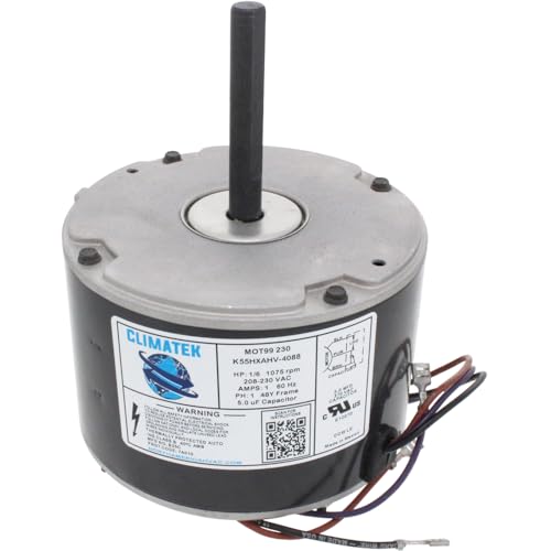ClimaTek Upgraded 1/6 HP Condenser Fan Motor Directly Replaces Goodman B13400251S