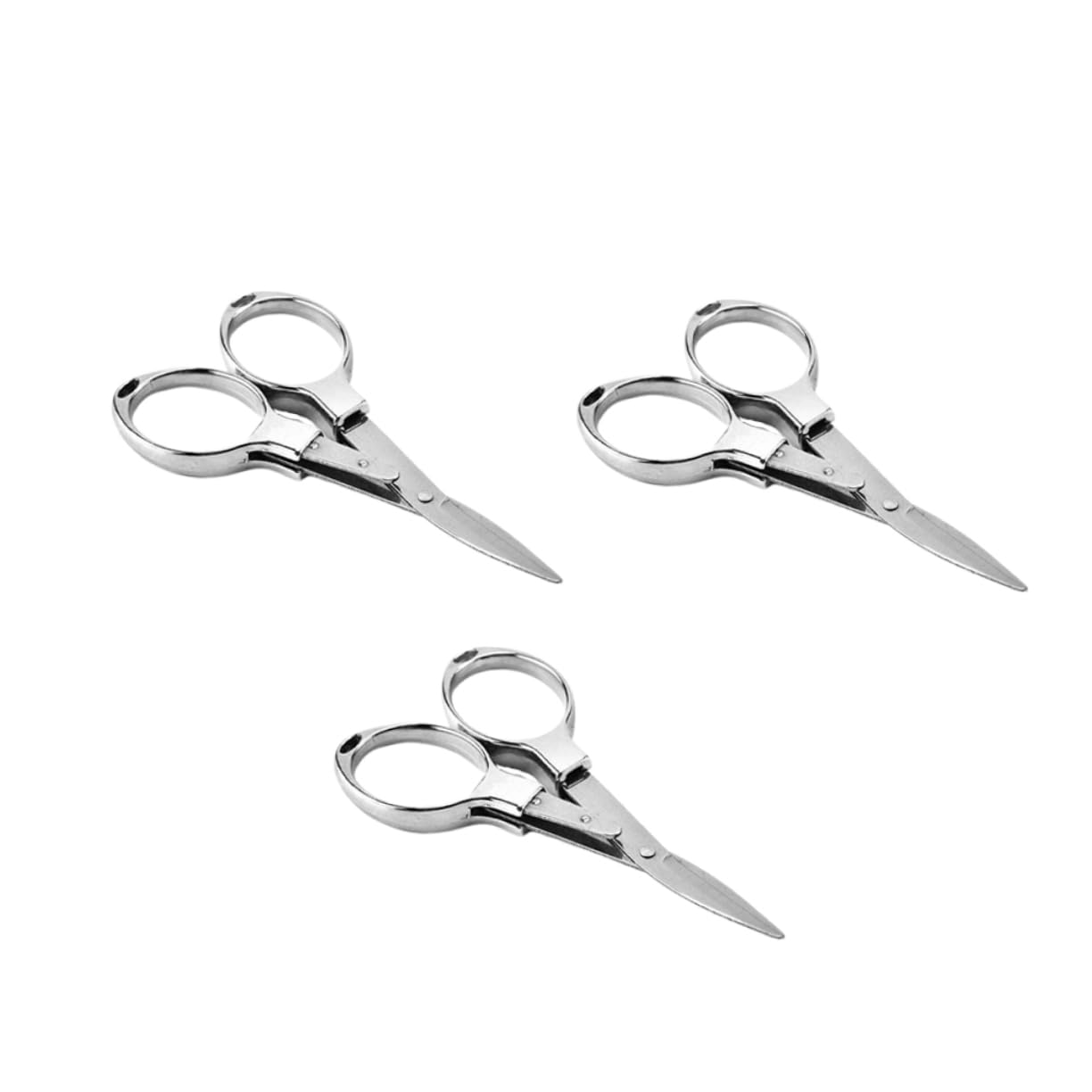 Uonlytech 3 Set Pieghevoli Acciaio Inossidabile Per Pesca Strumenti Pratici E Leggeri Per Attività Outdoor Per Escursionismo E Lavori 3 Pezzi*3