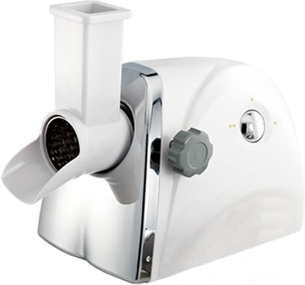 Commercial Cheese Grater Electric Rotary Cheese Shredder Machine Rotary Drum Grater with Three Drum Blades for Cheese, Cucumber, Carrot, Nuts