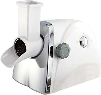 Commercial Cheese Grater Electric Rotary Cheese Shredder Machine Rotary Drum Grater with Three Drum Blades for Cheese, Cucumber, Carrot, Nuts