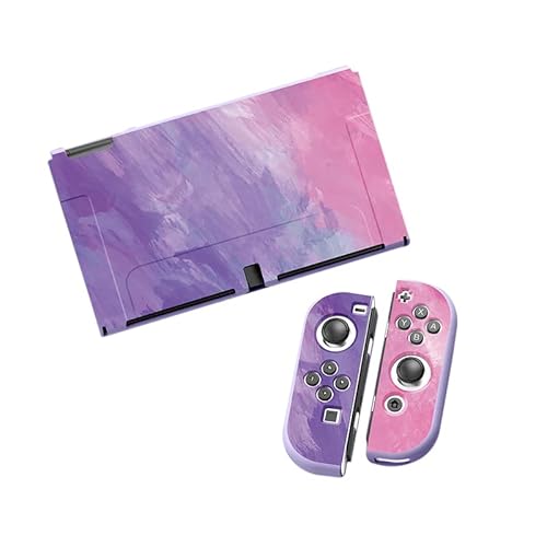 Ryo楽々生活館 Switch 有機EL 対応 保護 ケース Joy-Con カバー 分離式 3点セット スイッチ 有機ELモデル 用 保護 カバー 装着簡単 TPU製 ソフト 耐衝撃 Switch 有機EL スイッチ有機ELモデル 対応 ケース